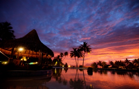 Tahiti-sunset