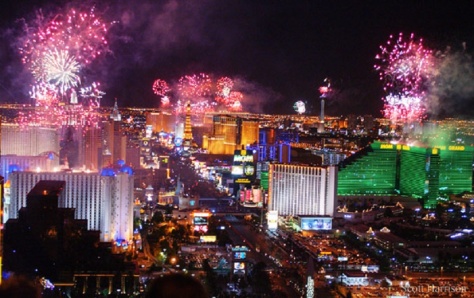 Las Vegas New Year's celebration ilovetravellingandexploring